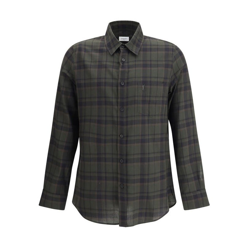 Saint Laurent Baumwollhemd - Herren