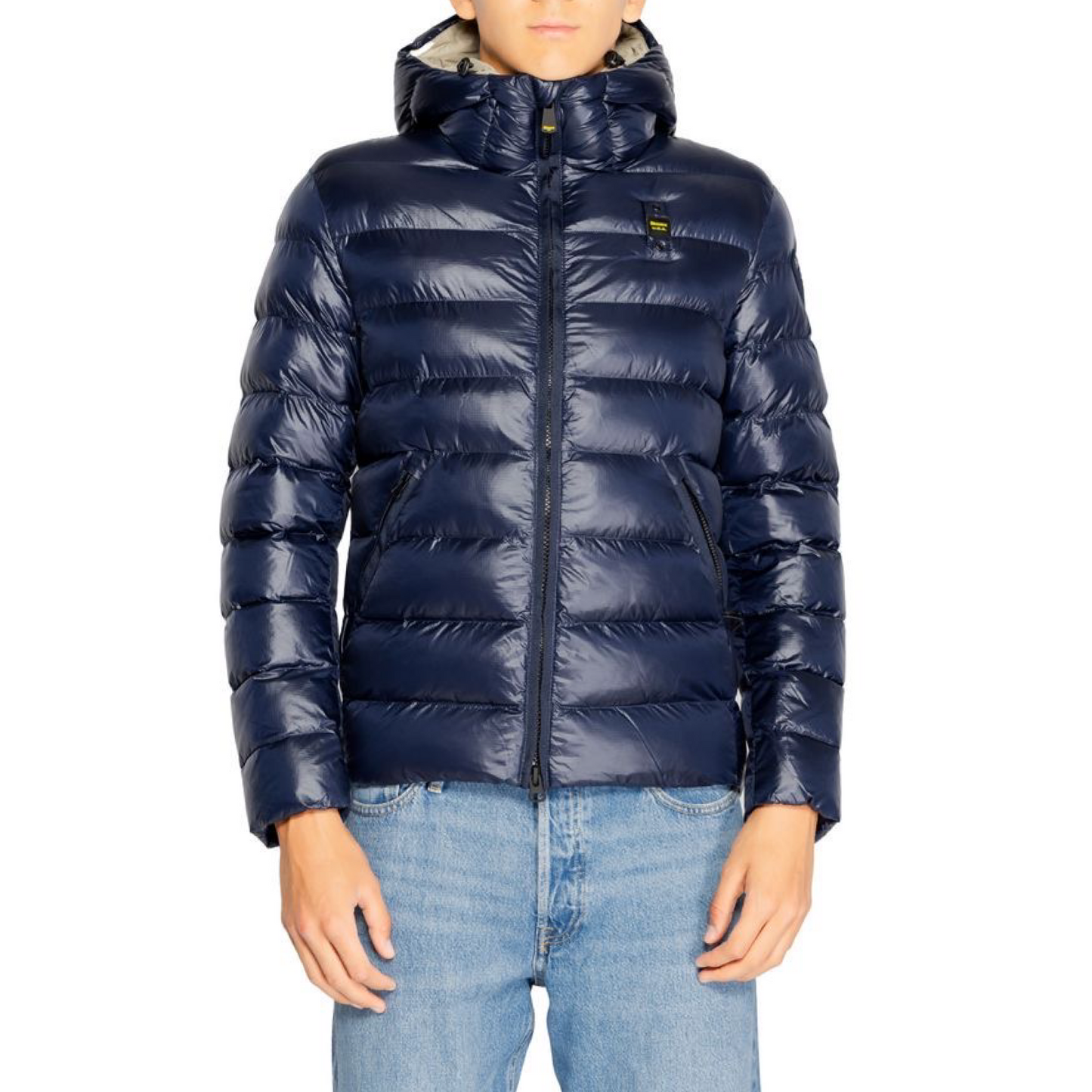 Blauer Steppjacke - Herren