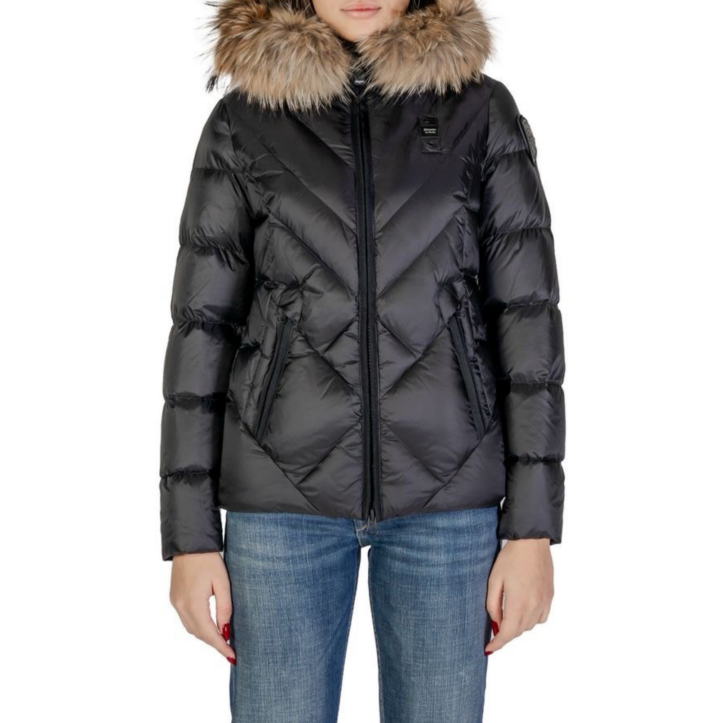 Blauer Steppjacke - Damen