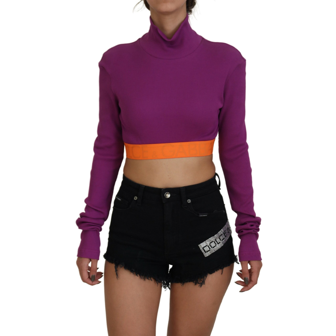 Dolce & Gabbana Cropped Rollkragenpullover - Damen