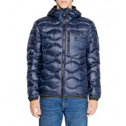 Blauer Steppjacke - Herren