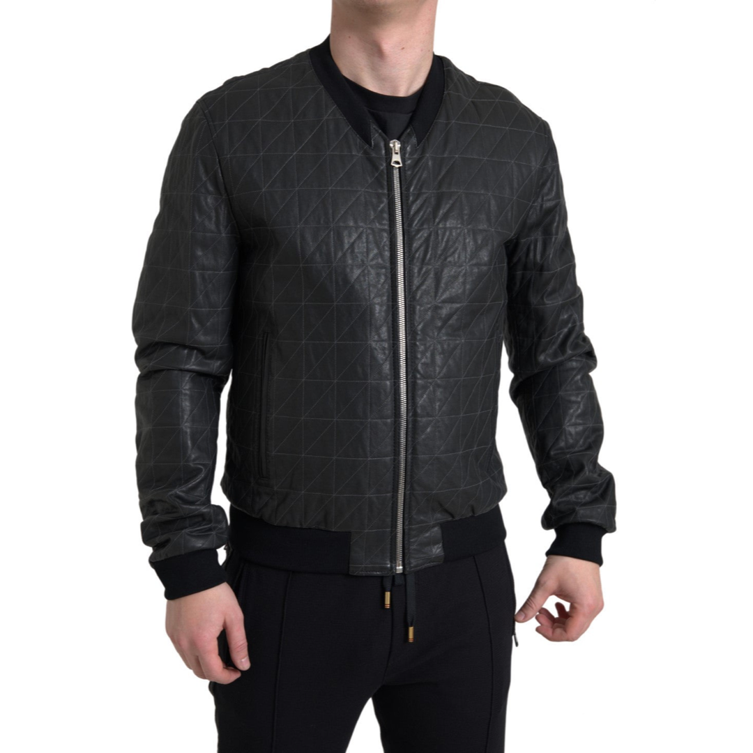 Dolce & Gabbana Lederbomberjacke - Herren