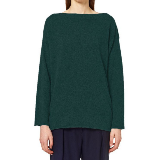 Alpha Studio Green Silk Sweater