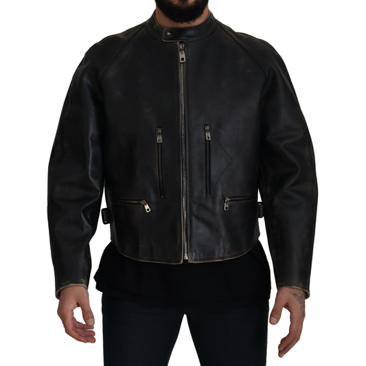 Dolce & Gabbana Lederbomberjacke - Herren