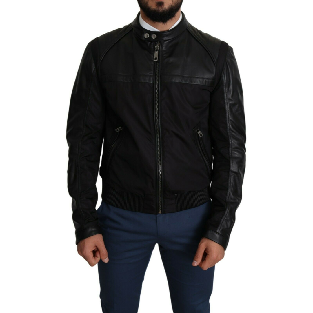 Dolce & Gabbana Lederbomberjacke - Herren