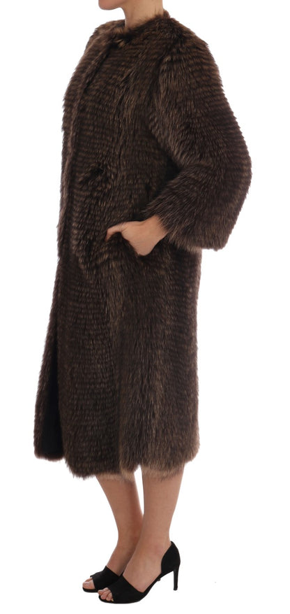 Dolce &amp; Gabbana raccoon fur coat - Women