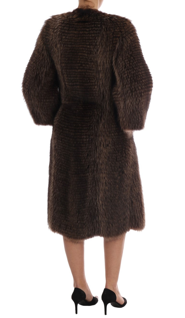 Dolce &amp; Gabbana raccoon fur coat - Women