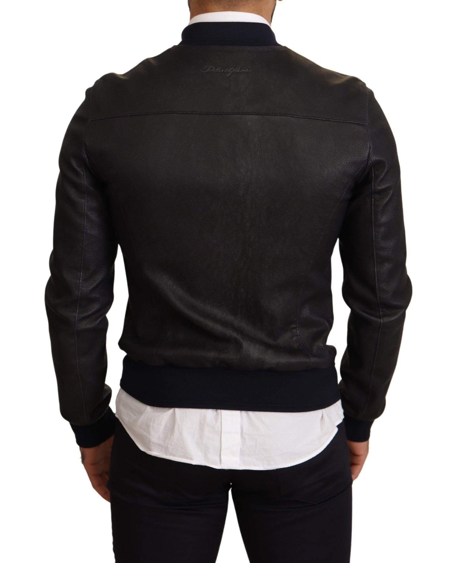 Dolce &amp; Gabbana Leather Bomber Jacket - Men