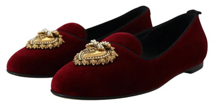 Dolce &amp; Gabbana velvet loafers - Women