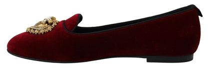 Dolce &amp; Gabbana velvet loafers - Women