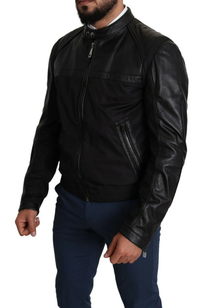 Dolce & Gabbana Lederbomberjacke - Herren