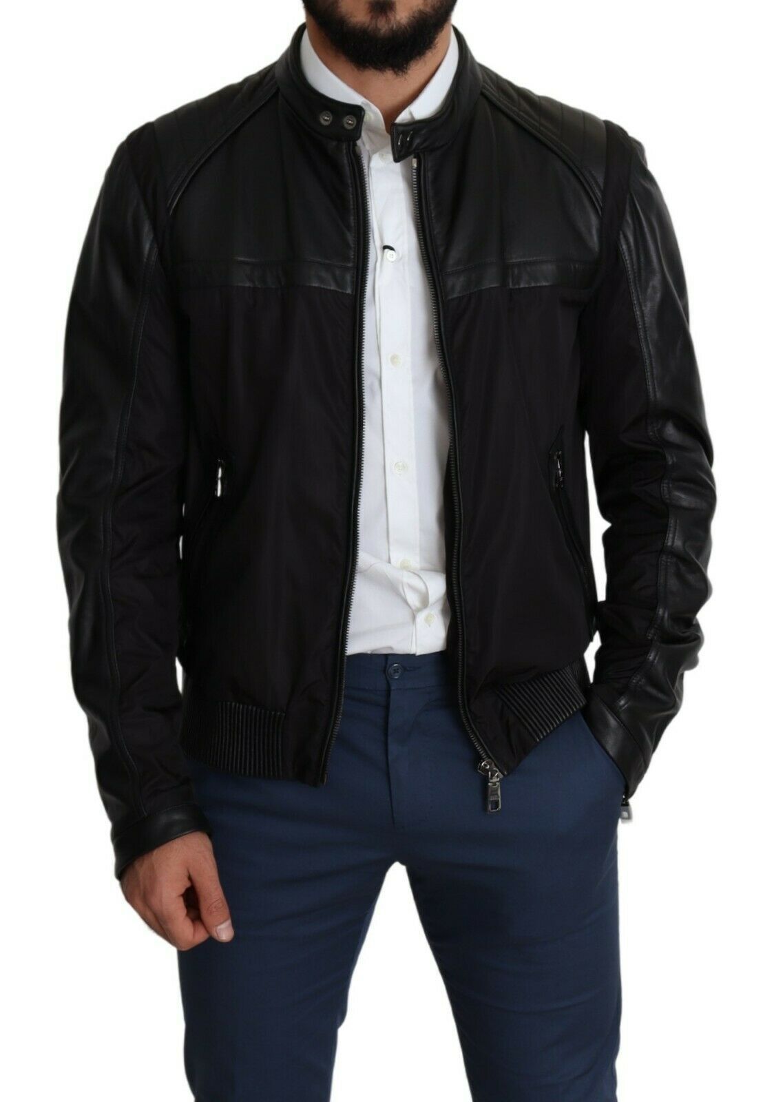 Dolce & Gabbana Lederbomberjacke - Herren