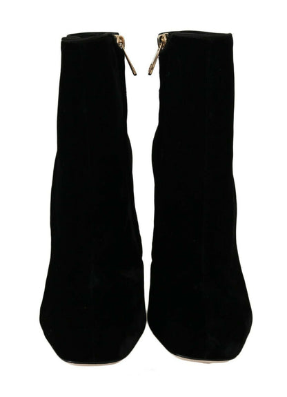 Dolce &amp; Gabbana velvet ankle boots - women